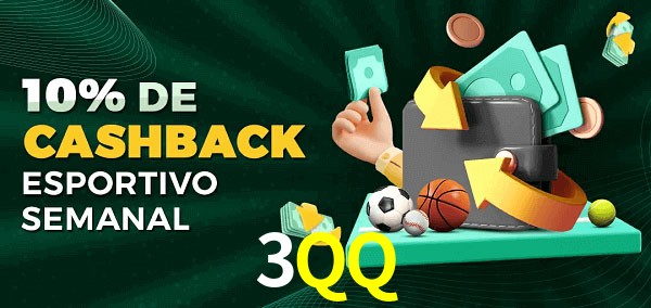 10% de bônus de cashback na 3QQ
